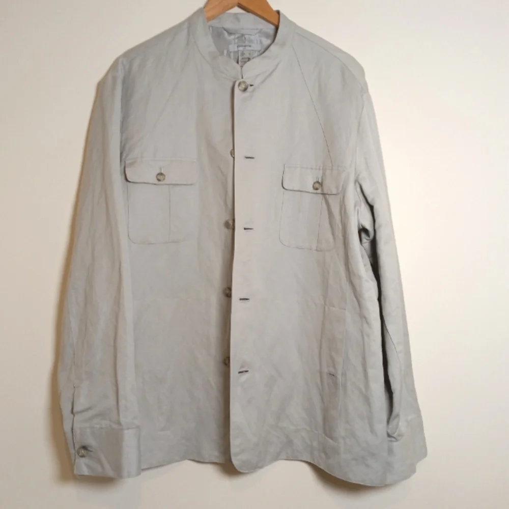 Linen Claiborne Luxe Lined Linen Jacket /Coat / Shirtjack Size Large